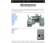 Tablet Screenshot of jbiscientific.com